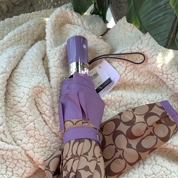 COACH Signature Umbrella - Picture 2 of 3